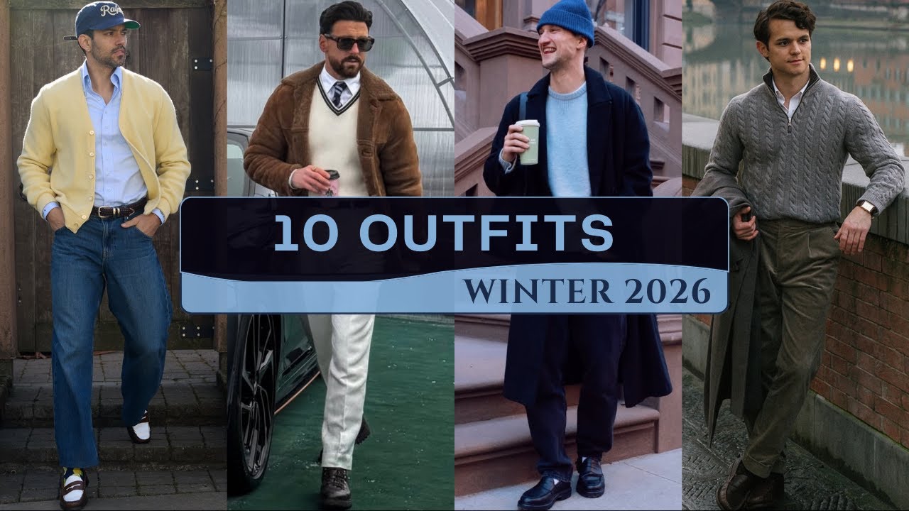 10 Latest Outfits for Men | Winter 2026 Fashion