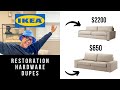 IKEA RESTORATION HARDWARE DUPES // SHOP WITH ME