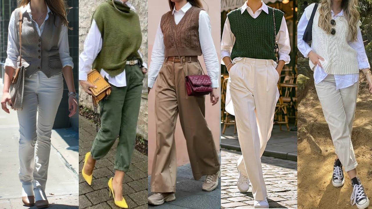 CHALECOS en TENDENCIA 2025/  Combínalos con Estilo como una Experta