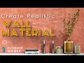 Realistic Wall Material in 3ds Max | Easy Method | Corona Renderer