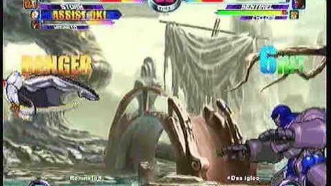 MvC2 Online (360): Brett (MST) vs Das igloo (Cab/Sent/Cyke) 5 .:11.18.09:.