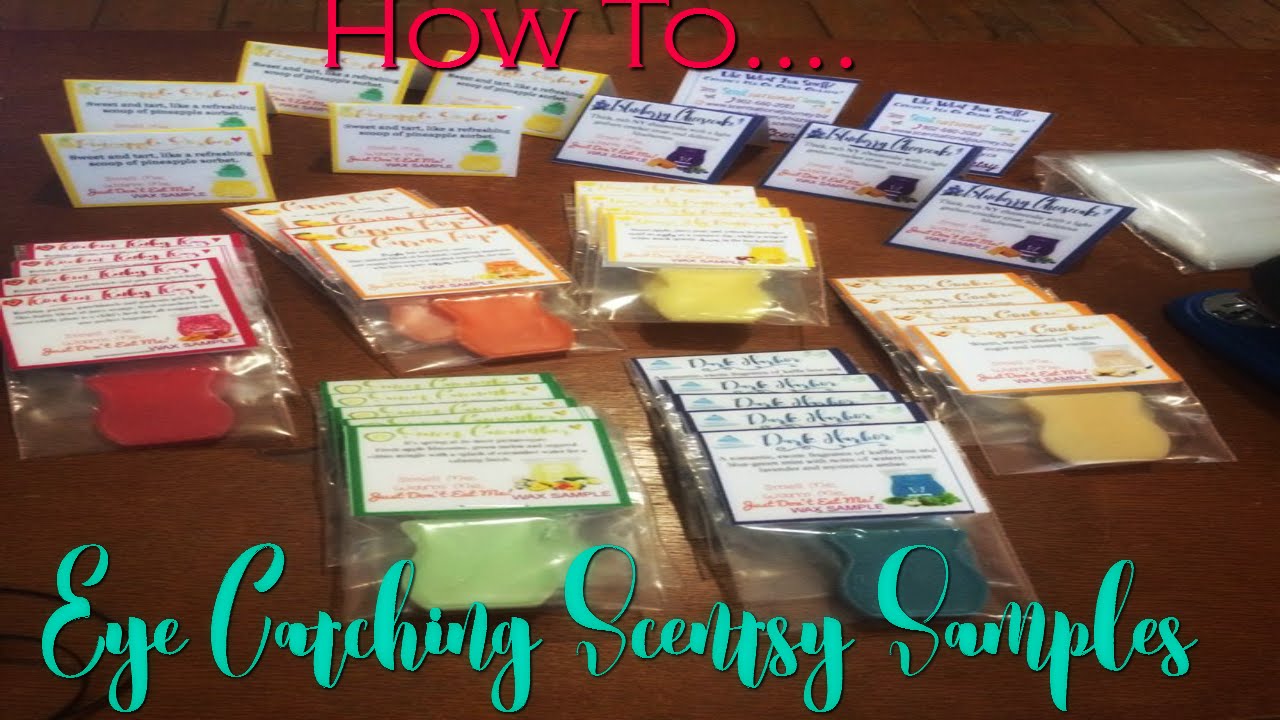 eye catching scentsy samples step by step youtube