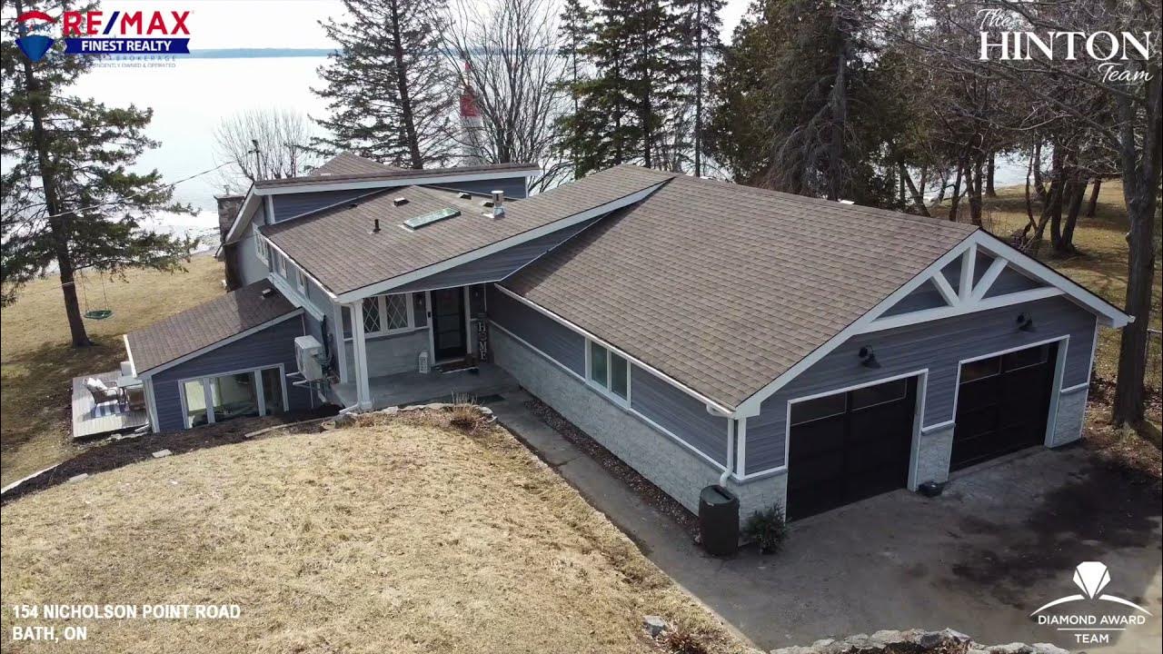 154 Nicholson Point Road, Bath ON Lake Ontario Waterfront YouTube