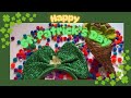 Happy St. Patrick’s Day! ☘️ | No Talking ASMR | Relaxing Green Textures-Scratching &amp; Soft Brushing