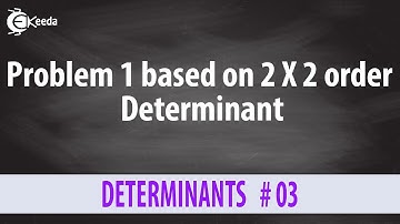 Determinant van 2x2 matrices - Probleem 1 - Determinanten van matrices - Diploma Technische Wisku...