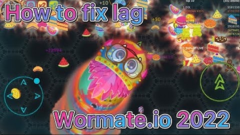 How to Fix Wormate.io Delay 🔧|| 2022 Working Fix Lag IOS/Android 👍