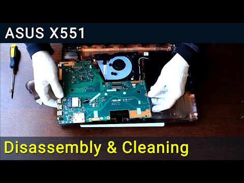 Asus X551M Disassembly, Fan Cleaning And Assembling