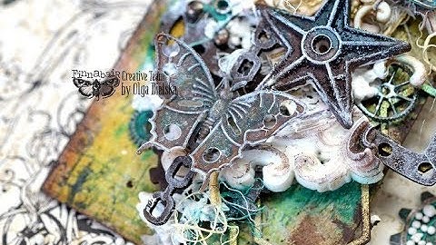 Mixed Media Tag by Olga Bielska