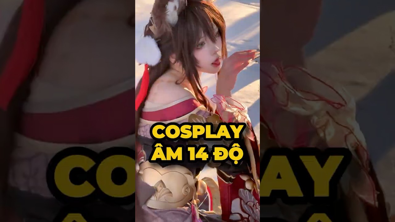 Tôi lên núi tuyết để chụp bộ ảnh Cosplay #shorts #minnacosplay