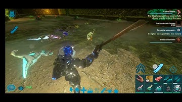 ARK MOBILE DUNGEON (The Frenzied Choice) BOSS: Doedicurus Vastus