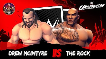 WWE Undefeated Gameplay Walkthrough - Drew Mcintyre vs The Rock  (Android, iOS) - Part 5