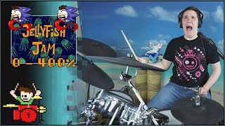 Jellyfish Jam Gradually Speeding Up From 0% To 400% On Drums!