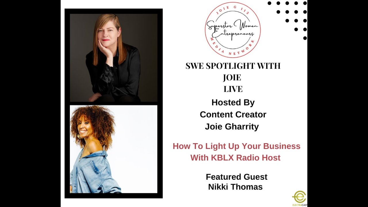 110. How To Light Up Your Business With KBLX Radio Host Nikki Thomas YouTube
