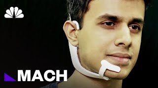 Celebrity This Futuristic Headset Lets You Talk To Other Devices Without Saying Anything | Mach | NBC News Net Worth