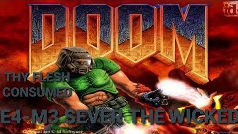 Ultimate Doom PS1 Thy Flesh Consumed E4-M3 Sever The Wicked UV Playthrough 100% Kills Items Secrets