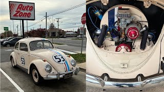 Herbie’s 1st Drive with the NEW 1641cc Engine - 1964 VW Beetle 1st Drive #firstdrive