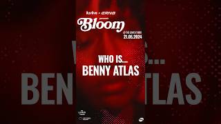 Meet Benny Atlas who has support from Wonderland, Clash & Notion magazine. Get your BLOOM🌸 tixs now