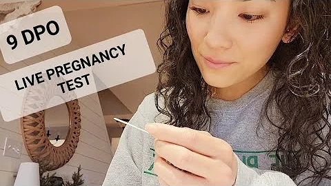 9 DPO LIVE PREGNANCY TEST // TTC CYCLE #7 // STILL SEE A SHADOW...?