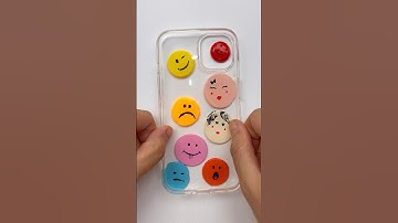 Which emoji is you? #satisfyingart #emoji #phoneart #satisfying #art #artist #happy #sad #lovely