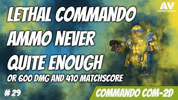 #29 MWO Commando COM-2D 600dmg 410matchscore - lethal light