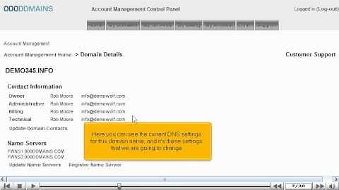 Update your DNS at 000domains.com by VodaHost web hosting