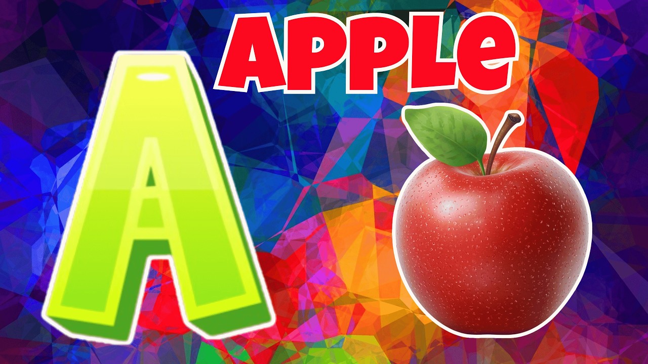 🎶🎩 A is for Apple 🍏 Alphabet Phonics Song | Dancing Cartoon Letters - Sing 🎤 and Learn NurseryRhymes