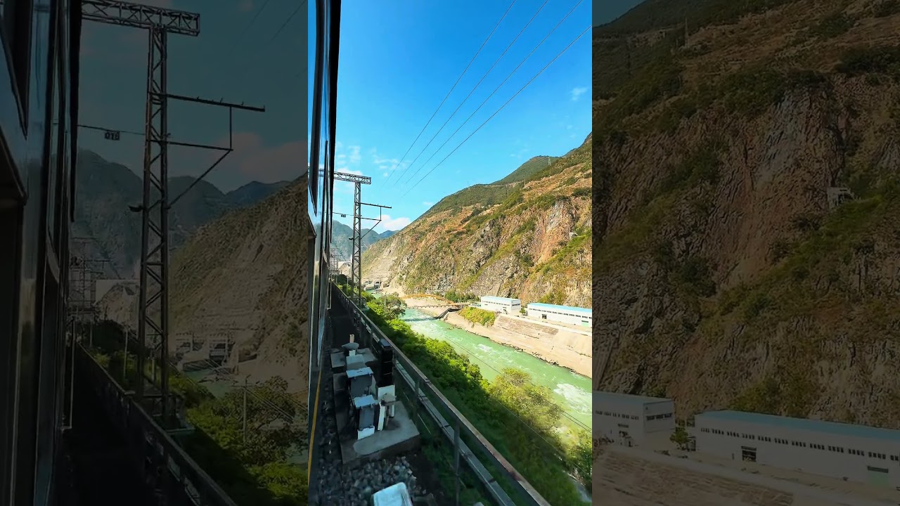 Train 5619, Emei-Puxiong, arriving at Niri Station soon 