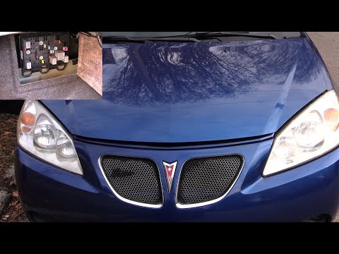 Pontiac G6 2005-2010  Fuse Box Locations!