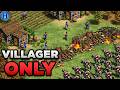Can You Win With ONLY VILLAGERS In Age of Empires Can You Win With ONLY VILLAGERS In Age of Empires