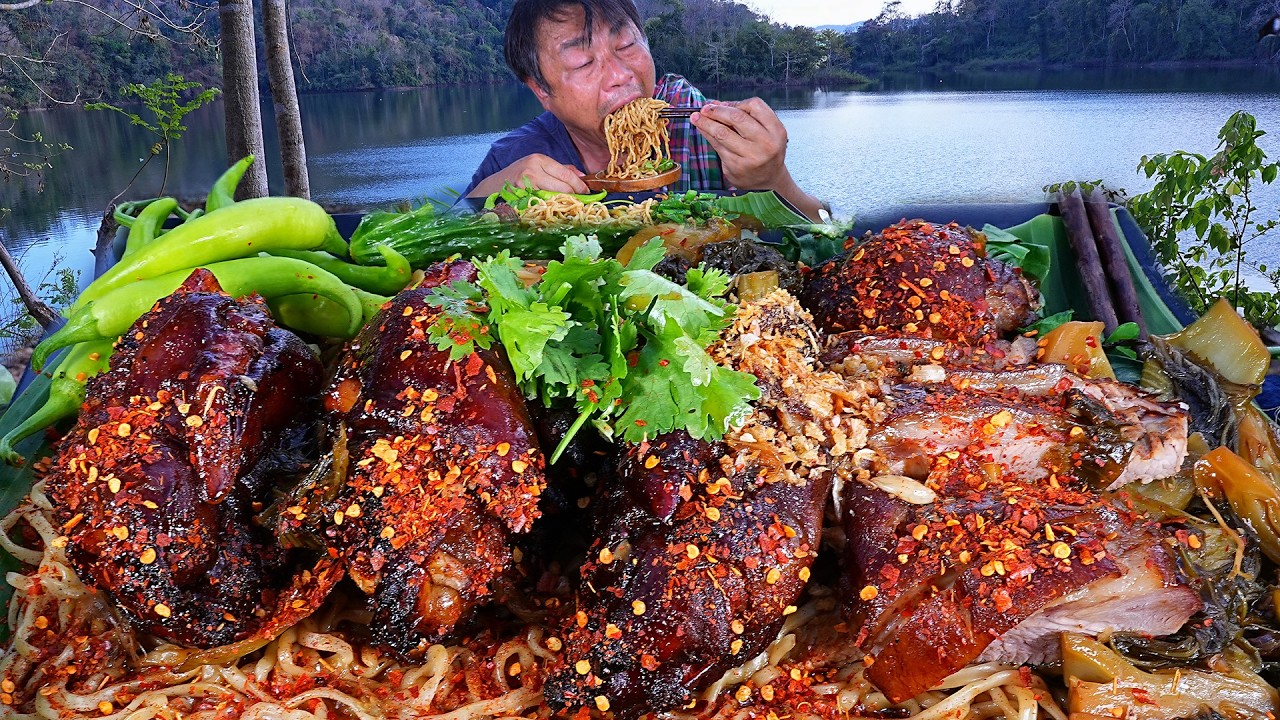 เส้นโซบะคากิพะโล้รมควัน(หม้อไหม้)-29-02-2026-