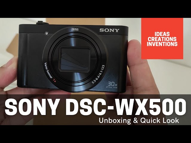 Sony DSC WX Unboxing & Quick Look   YouTube