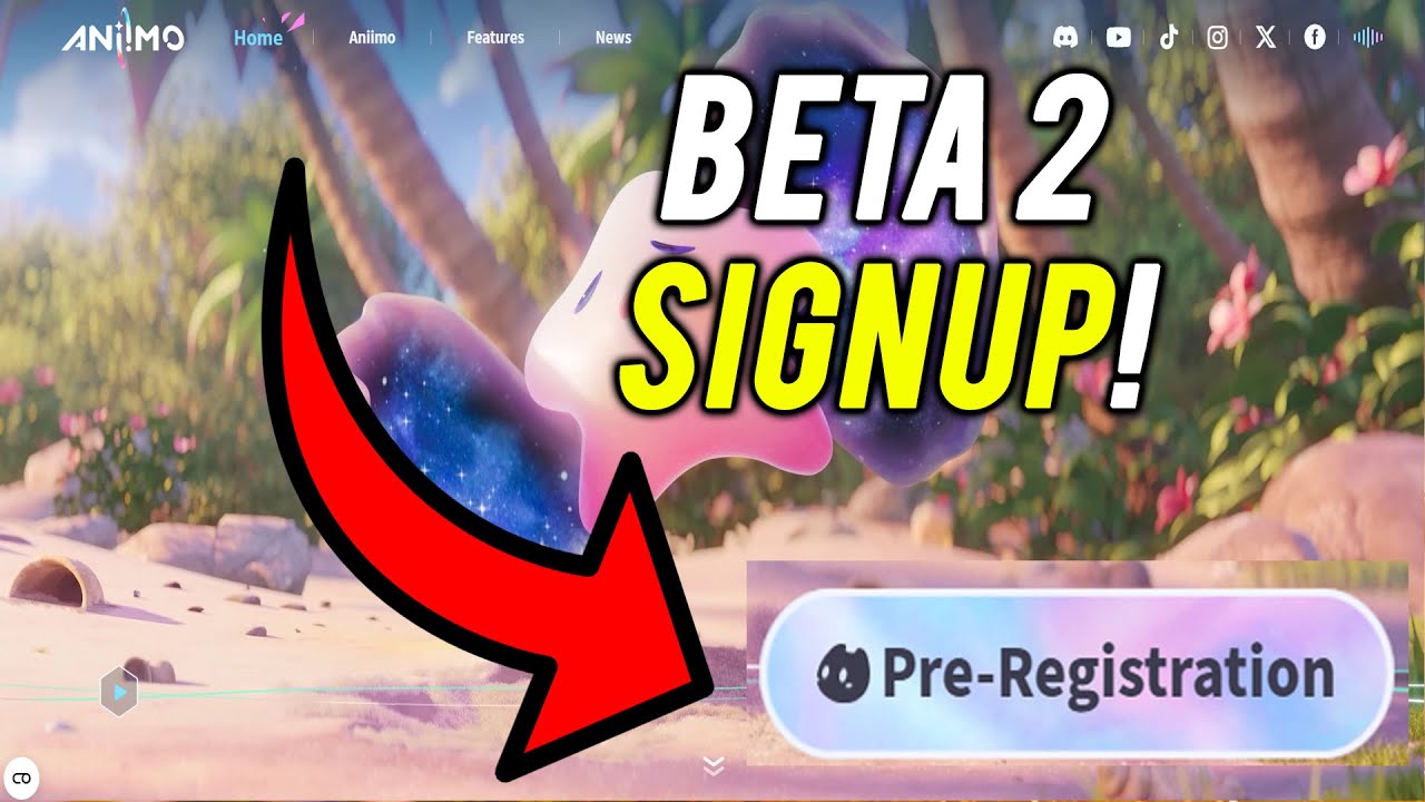 Aniimo Pre-Registration SECOND Live – MAKE SURE YOU DO IT NOW!