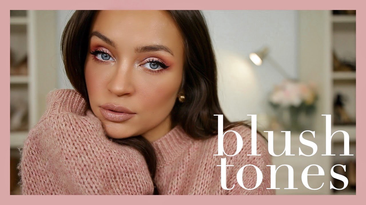 blush tones: soft glam get ready with me 💕