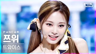 [안방1열 직캠4K] 트와이스 쯔위 'Alcohol-Free' (TWICE TZUYU FanCam)│@SBS Inkigayo_2021.06.20.