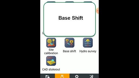 CHCNAV Landstar 7 - Base shift