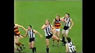 Collingwood v Adelaide round 24 1992. Highlights