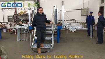 Safe tanker access - folding stairs for road & rail tankers and ISO containers