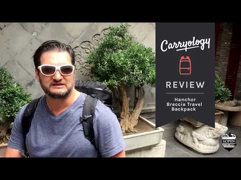 Hanchor Breccia Travel Backpack Review [ Carryology :: 1iOpen ]