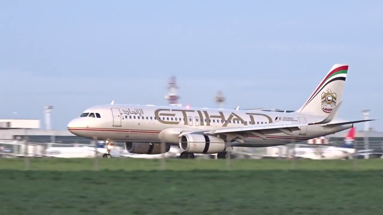 50fps ETIHAD Airways Airbus A320 sharklets |A6-EIT ...