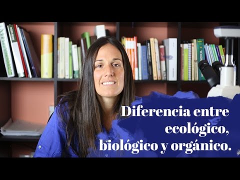 Diferencia entre ecológico,