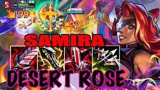 WILD RIFT SAMIRA ADC GAMEPLAY | DESERT ROSE - SAMIRA BUILD RUNES