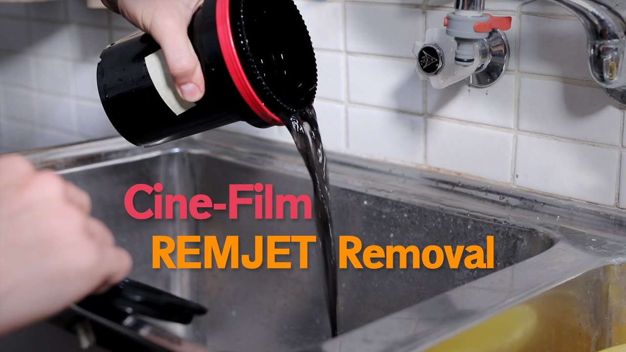 Removing the Remjet layer from cinema film YouTube
