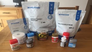 My Current Supplement Stack For Building Muscle.. Student Shredding Ep. 02