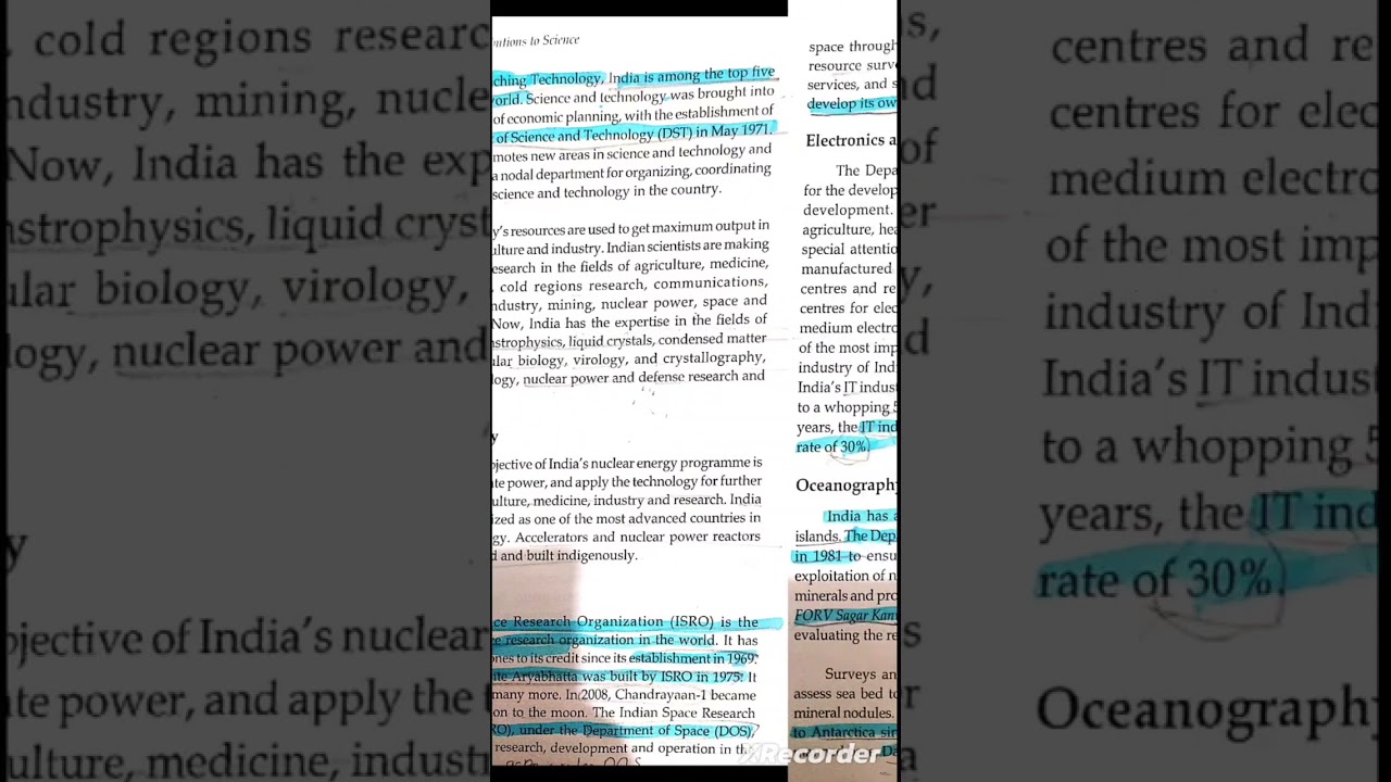 VVM chapter 1 part 2 INDIA 's CONTRIBUTION TO SCIENCE AND TECHNOLOGY (Ancient to Modern)