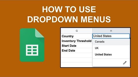 How to create dynamic dropdown menus in Google Sheets