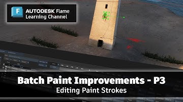 Batch Paint Improvements - Part 3 - Editing Paint Strokes - Flame 2024