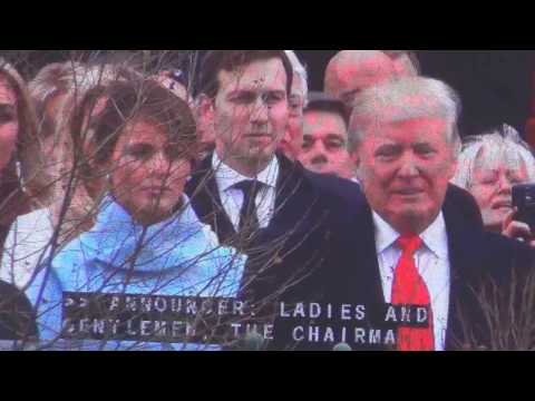 დონალდ ტრამპის ინაგურაცია, პრეზიდენტის პირველი მიმართვა ხალხს***როგორ ცხოვრობს ამერიკა