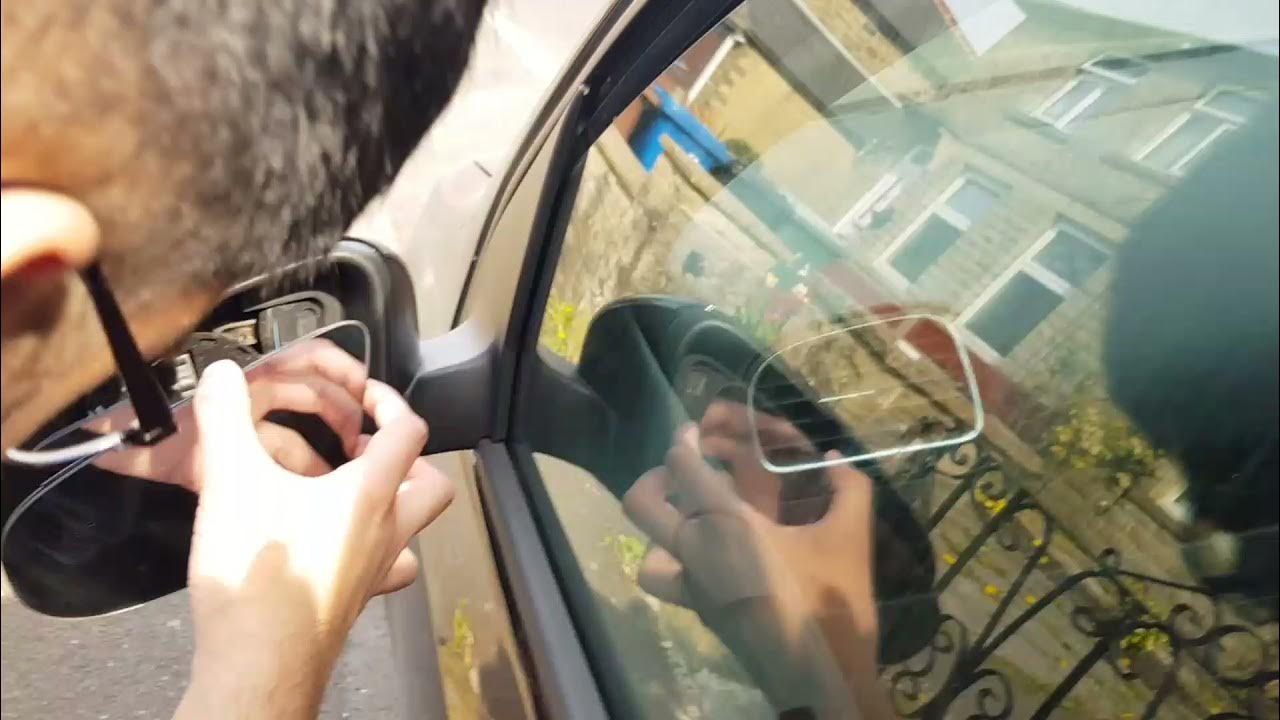 How To Replace Wing Mirror Glass VW Golf MK6 YouTube