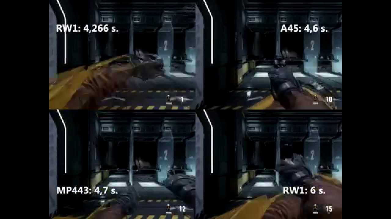 Advanced Warfare - Tactical Knife speed test.