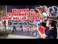 Balapan sepatu roda kok di transmart auto main roller coaster laah